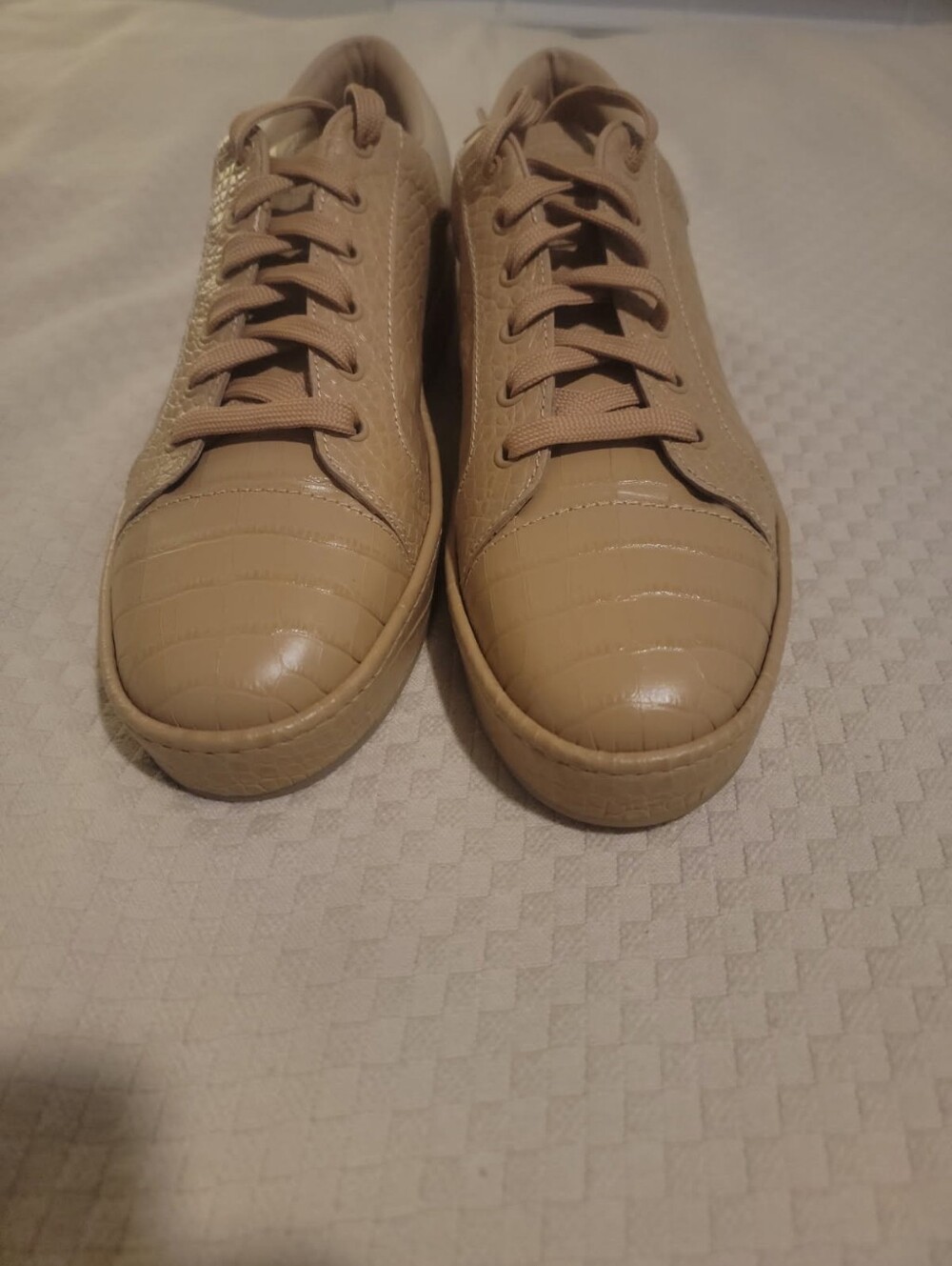 Giuseppe Zanotti Men's Low-Top Sneakers in Beige